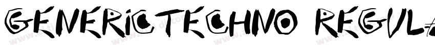 GenericTechno Regula字体转换